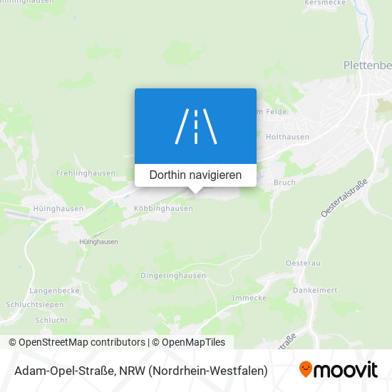 Adam-Opel-Straße Karte