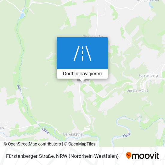 Fürstenberger Straße Karte