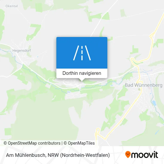 Am Mühlenbusch Karte