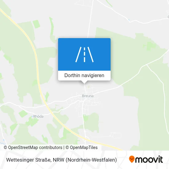 Wettesinger Straße Karte