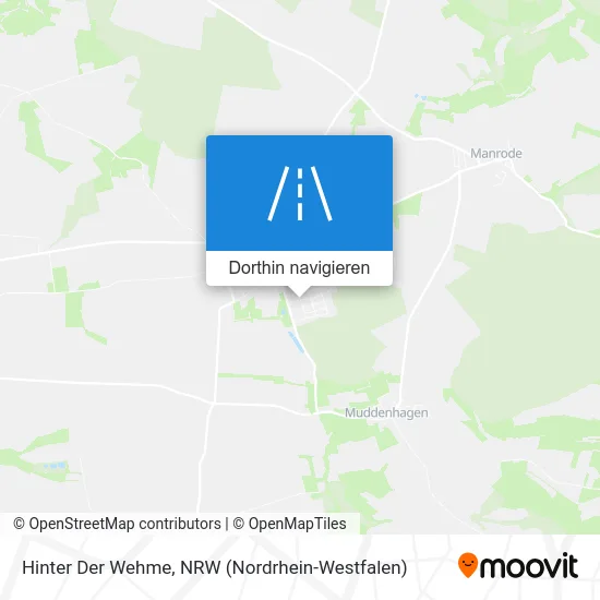 Hinter Der Wehme Karte