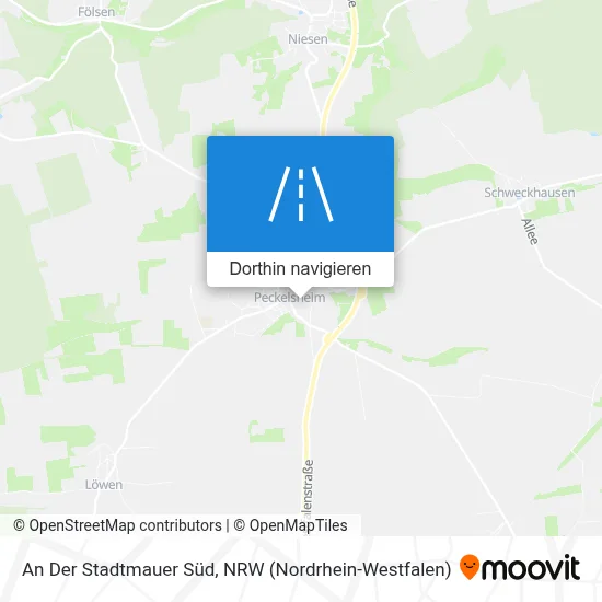 An Der Stadtmauer Süd Karte