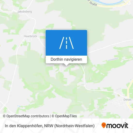 In den Klappenhöfen Karte