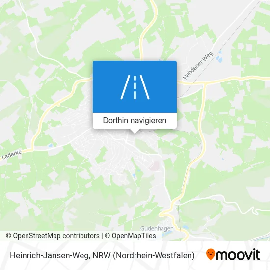 Heinrich-Jansen-Weg Karte