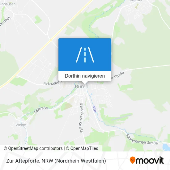 Zur Aftepforte Karte