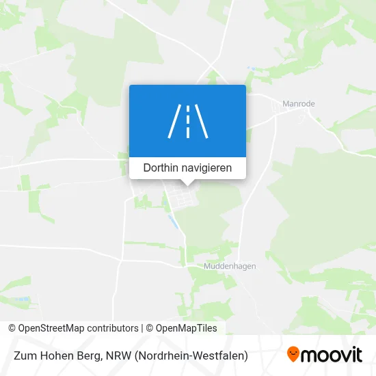 Zum Hohen Berg Karte