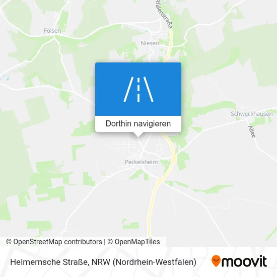 Helmernsche Straße Karte