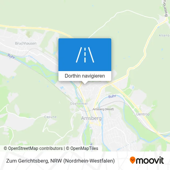 Zum Gerichtsberg Karte