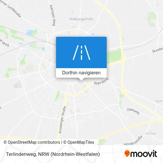 Terlindenweg Karte