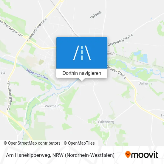 Am Hanekipperweg Karte