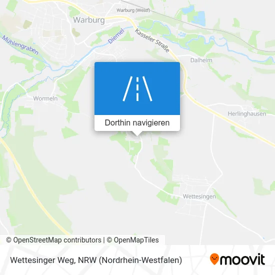 Wettesinger Weg Karte