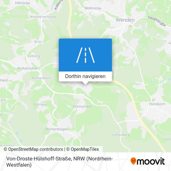 Von-Droste-Hülshoff-Straße Karte