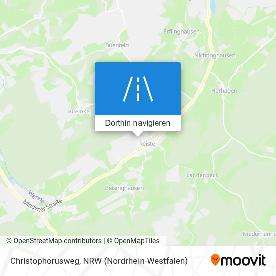 Christophorusweg Karte