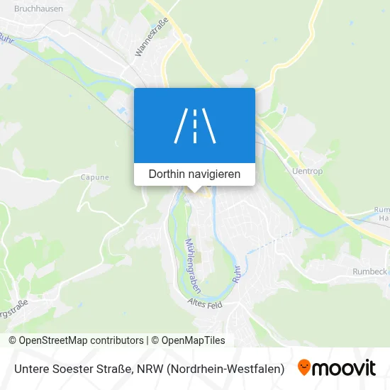 Untere Soester Straße Karte