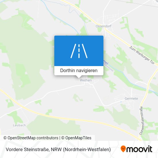 Vordere Steinstraße Karte