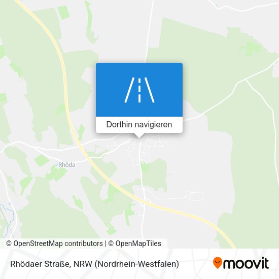 Rhödaer Straße Karte