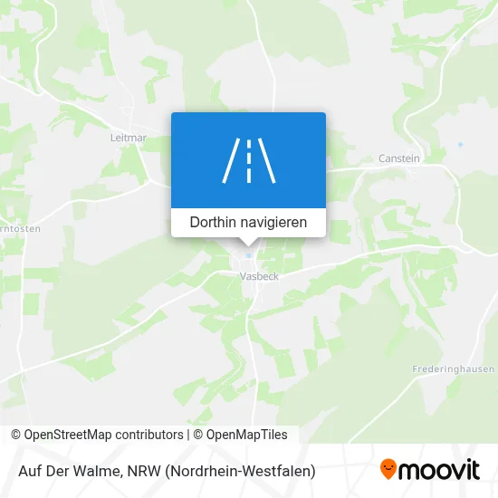 Auf Der Walme Karte