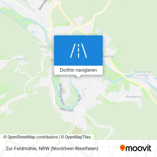Zur Feldmühle Karte