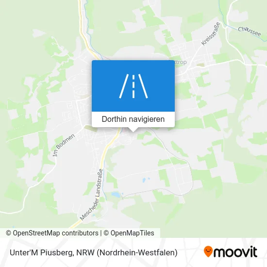 Unter'M Piusberg Karte