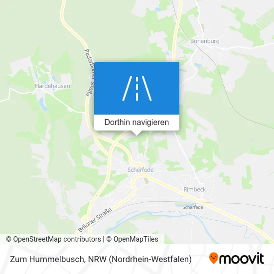 Zum Hummelbusch Karte