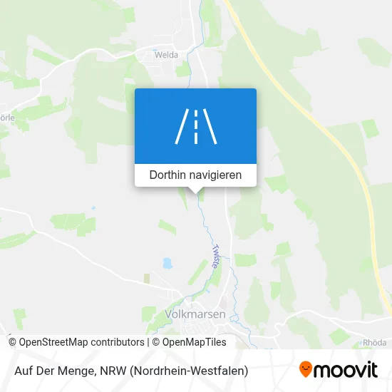 Auf Der Menge Karte