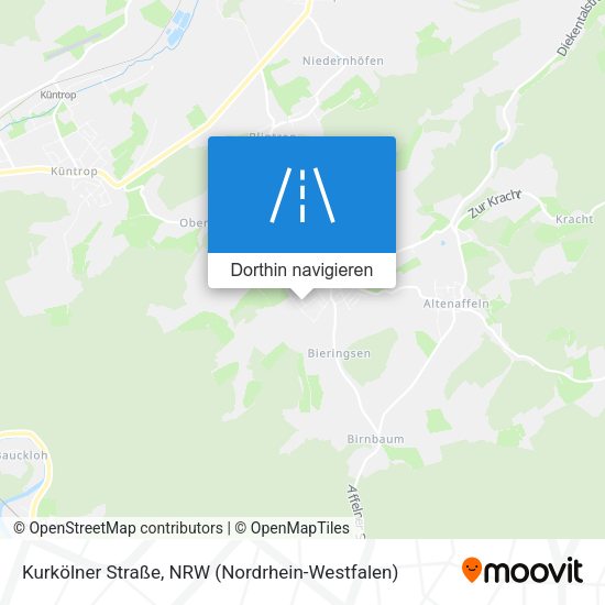 Kurkölner Straße Karte