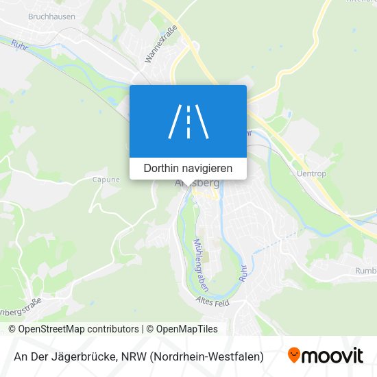 An Der Jägerbrücke Karte