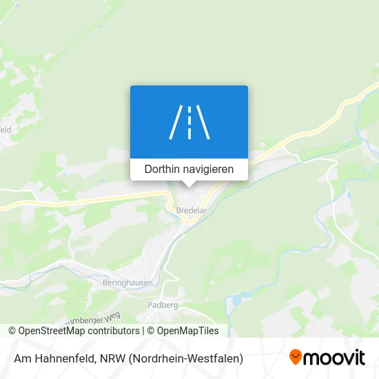 Am Hahnenfeld Karte