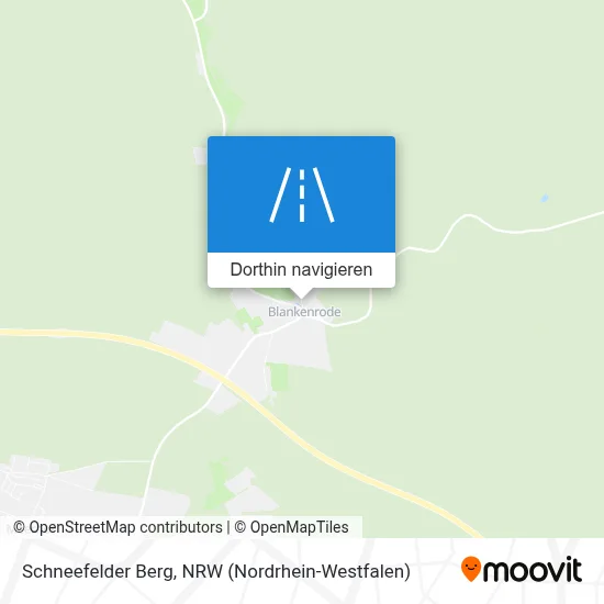 Schneefelder Berg Karte