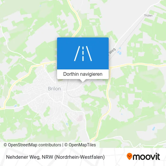 Nehdener Weg Karte