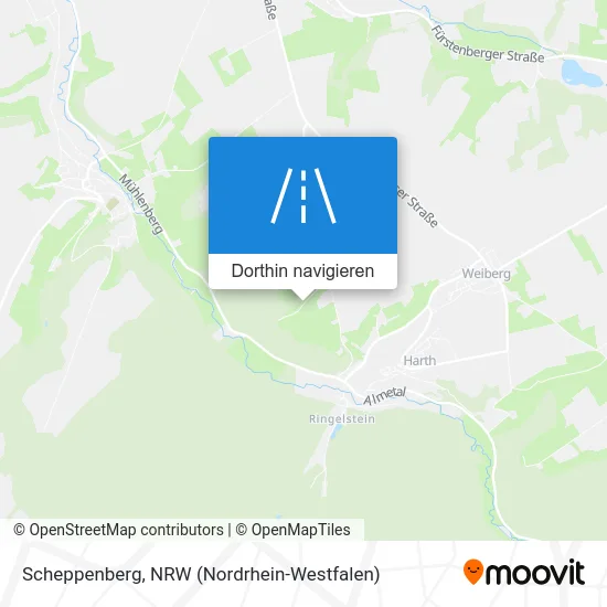 Scheppenberg Karte