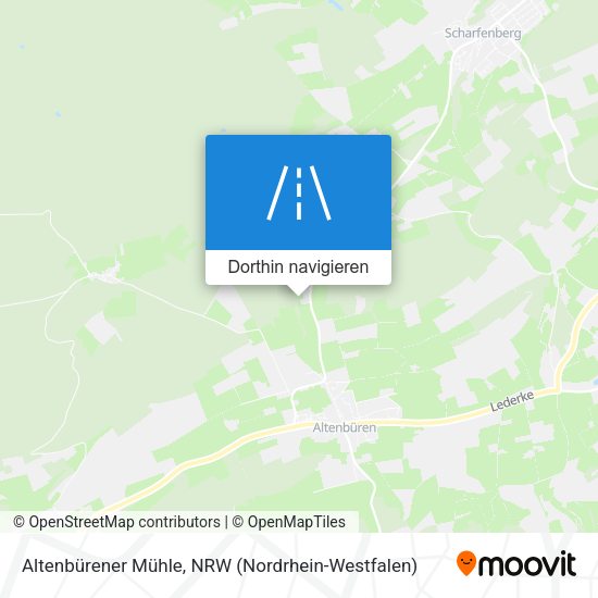 Altenbürener Mühle Karte
