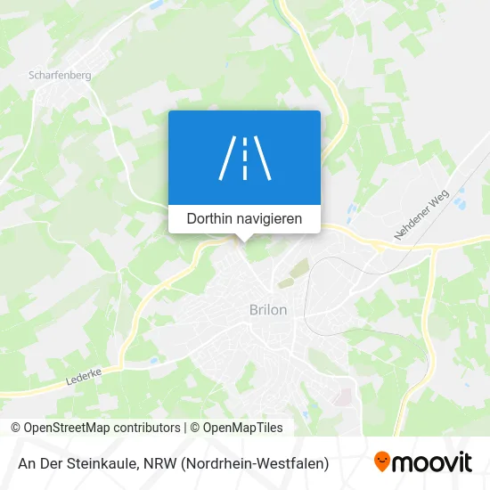 An Der Steinkaule Karte