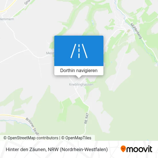 Hinter den Zäunen Karte