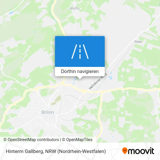 Hinterm Gallberg Karte