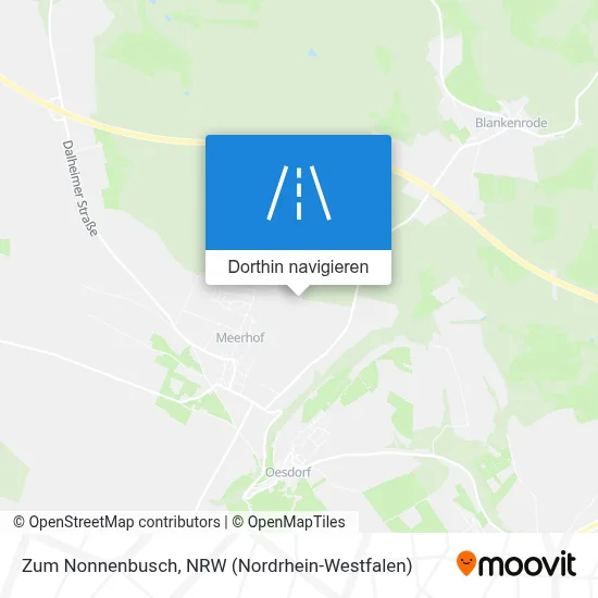 Zum Nonnenbusch Karte