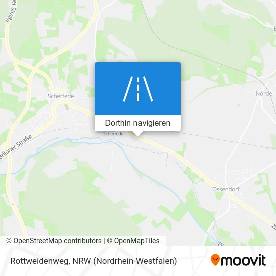 Rottweidenweg Karte