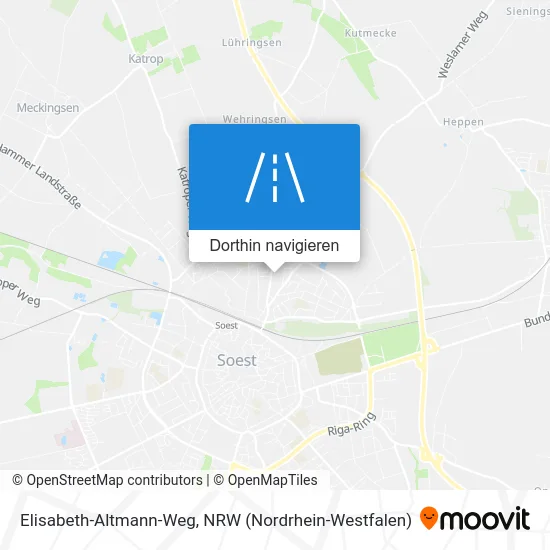 Elisabeth-Altmann-Weg Karte