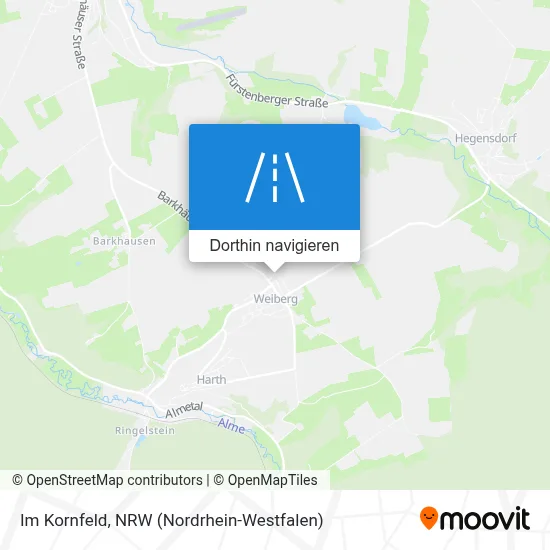 Im Kornfeld Karte