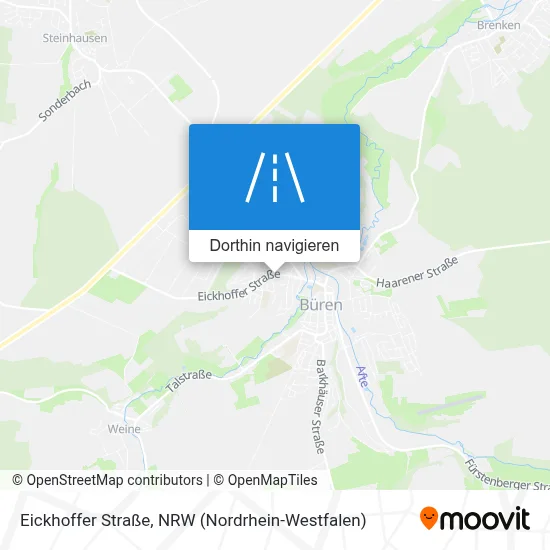 Eickhoffer Straße Karte