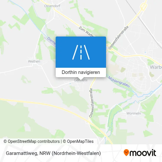 Garamattiweg Karte