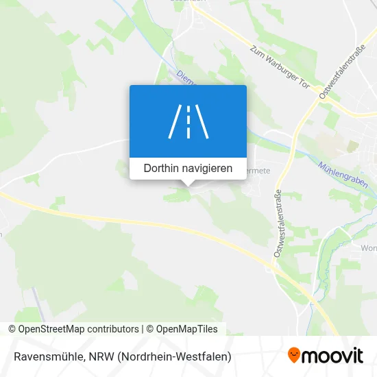 Ravensmühle Karte