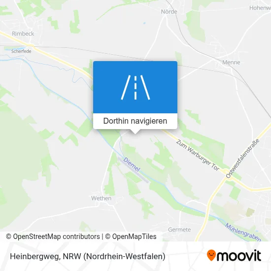 Heinbergweg Karte