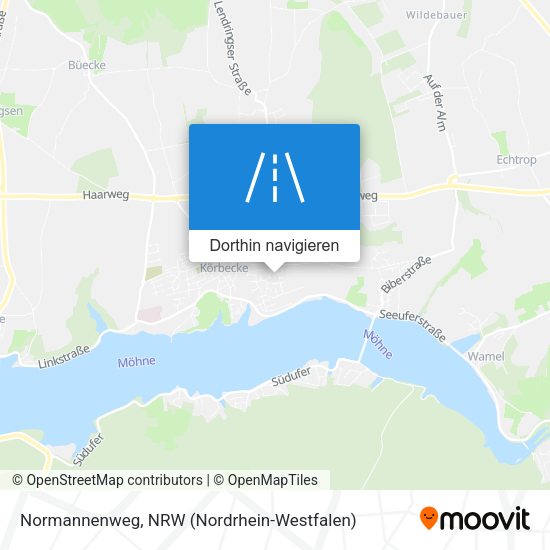 Normannenweg Karte