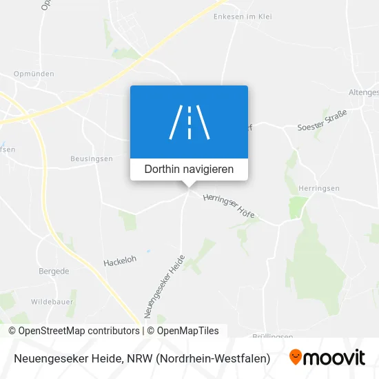 Neuengeseker Heide Karte