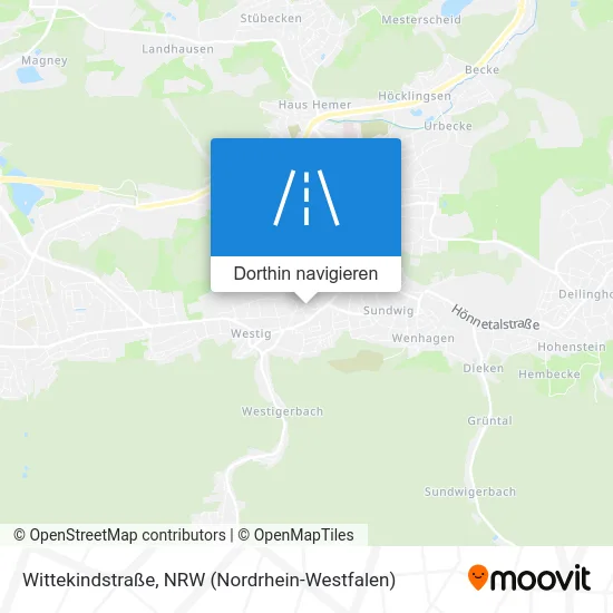 Wittekindstraße Karte