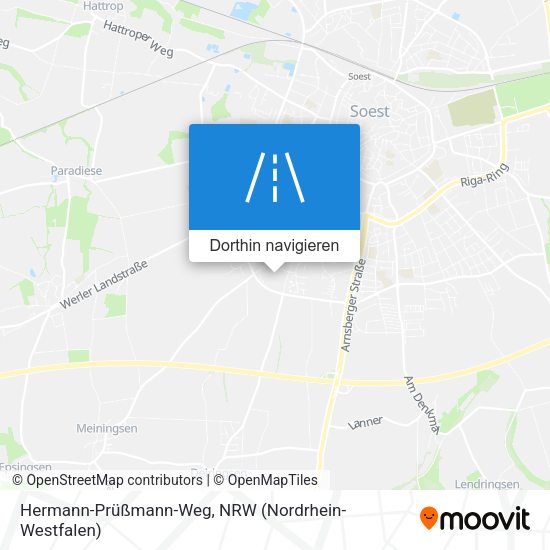 Hermann-Prüßmann-Weg Karte