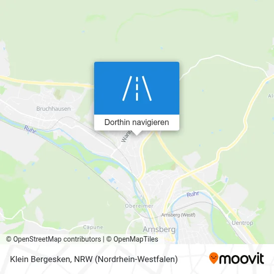 Klein Bergesken Karte