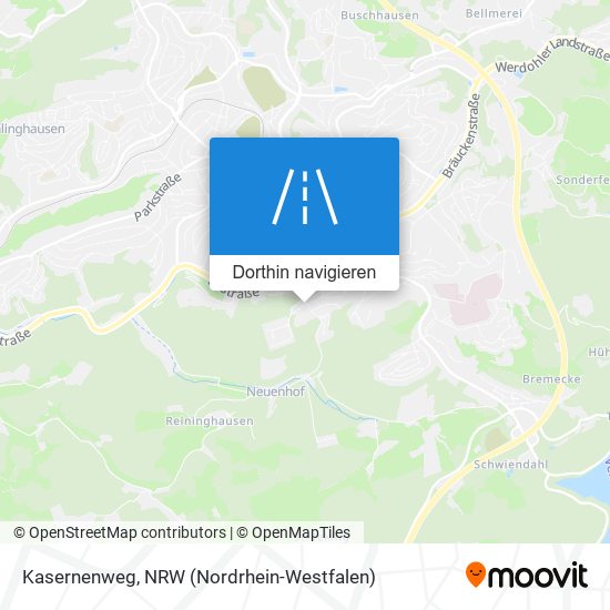 Kasernenweg Karte