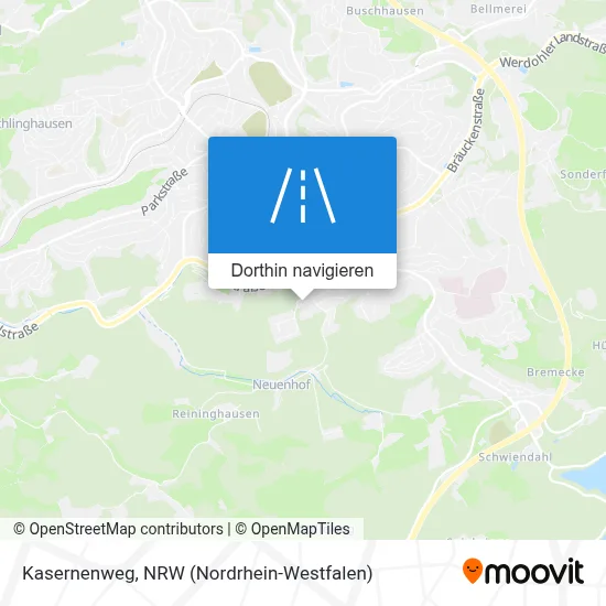 Kasernenweg Karte